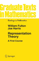 Book cover of: Representation Theory. By: William Fulton