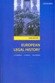 Book cover of: European Legal History. By: O. F. Robinson