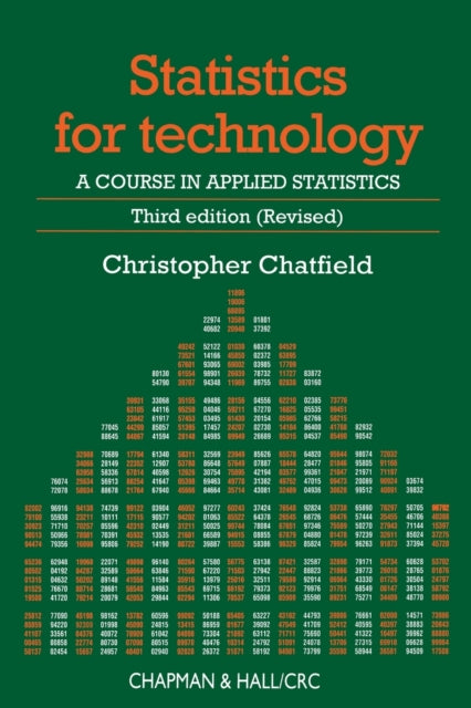 Book cover of: Statistics for Technology
