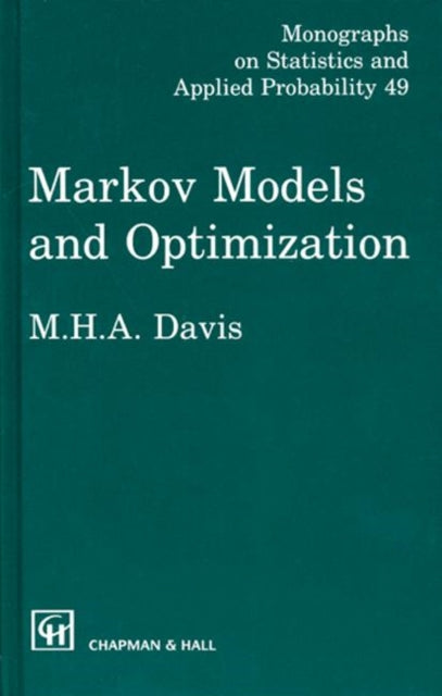 Book cover of: Markov Models & Optimization