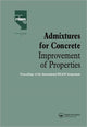 Book cover of: Admixtures for Concrete - Improvement of Properties. By: E. Vazues
