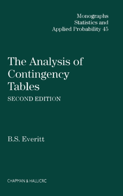 Book cover of: Analysis of Contingency Tables