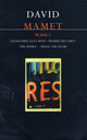 Book cover of: Mamet Plays: 3. By: David Mamet
