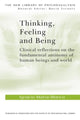 Book cover of: Thinking, Feeling, and Being