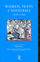 Book cover of: Women, Texts and Histories 1575-1760. By: Clare Brant