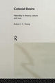 Book cover of: Colonial Desire. By: Robert J. Young