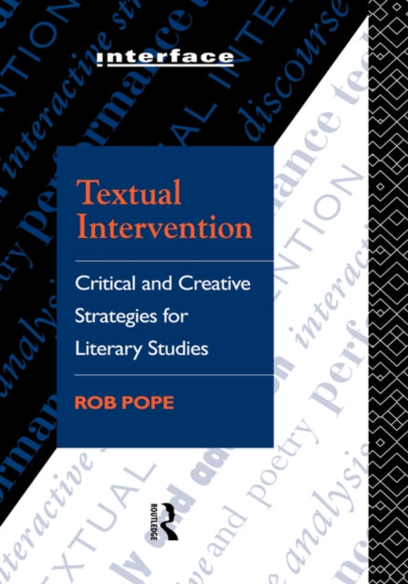 Book cover of: Textual Intervention. By: Rob Pope