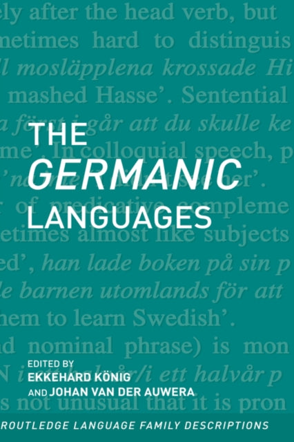 Book cover of: Germanic Languages