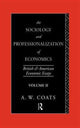 Book cover of: Sociology and Professionalization of Economics
