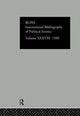 Book cover of: IBSS: Political Science: 1989 Volume 38. By: Brit Lib Pol &