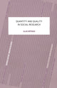 Book cover of: Quantity and Quality in Social Research