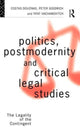 Book cover of: Politics, Postmodernity and Critical Legal Studies. By: C. Douzinas