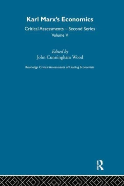 Book cover of: Karl Marx's Economics. By: John Wood