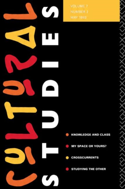 Book cover of: Cultural Studies. By: L. Grossberg