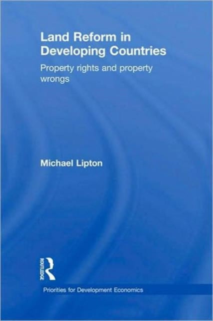 Book cover of: Land Reform in Developing Countries. By: Lipton, Michael.