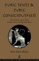 Book cover of: Lyric Texts & Consciousness. By: Paul Allen Miler