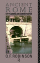 Book cover of: Ancient Rome. By: O. F. Robinson