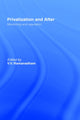Book cover of: Privatization and After. By: V. Ramanadham