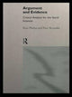 Book cover of: Argument and Evidence