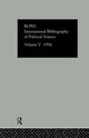 Book cover of: Intl Biblio Pol Sc 1956 Vol 5. By: Commit Social Science Doc Staff