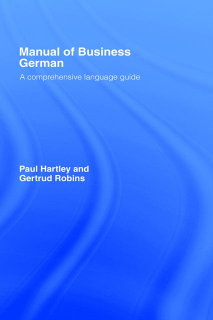 Book cover of: Manual of Business German