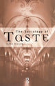 Book cover of: Sociology Of Taste