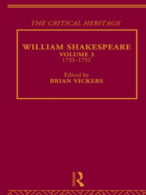 Book cover of: William Shakespeare. By: Brian Vickers