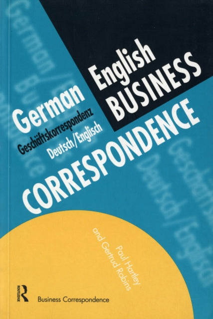 Book cover of: German/English Business Correspondence. By: Paul Hartley