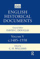 Book cover of: English Historical Documents. By: C. H. Williams
