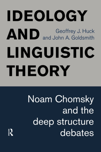 Book cover of: Ideology and Linguistic Theory. By: John Goldsmith