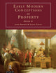 Book cover of: Early Modern Conceptions of Property