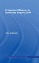 Book cover of: Production Efficiency in Domesday England, 1086