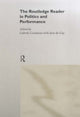Book cover of: Routledge Reader in Politics and Performance. By: L. Goodman