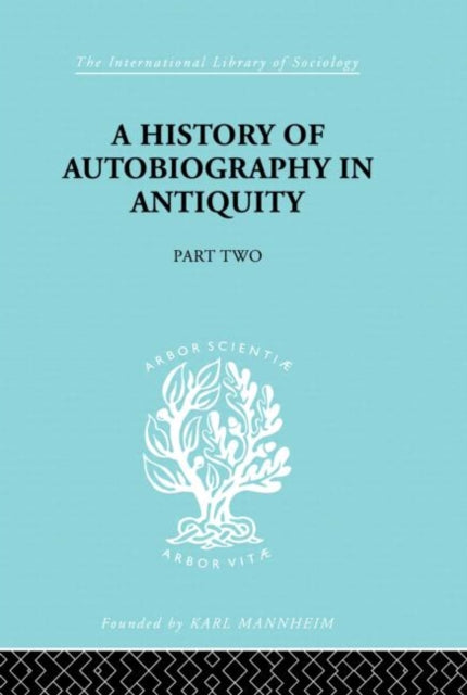 Book cover of: History of Autobiography in Antiquity. By: Georg Misch