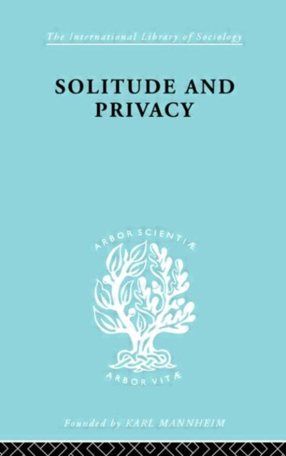 Solitude and Privacy