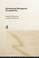 Book cover of: Developing Managerial Competence