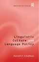 Book cover of: Linguistic Culture and Language Policy