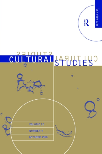 Book cover of: Cultural Studies - Vol. 12.4. By: Ted Striphas