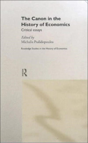 The Canon in the History of Economics