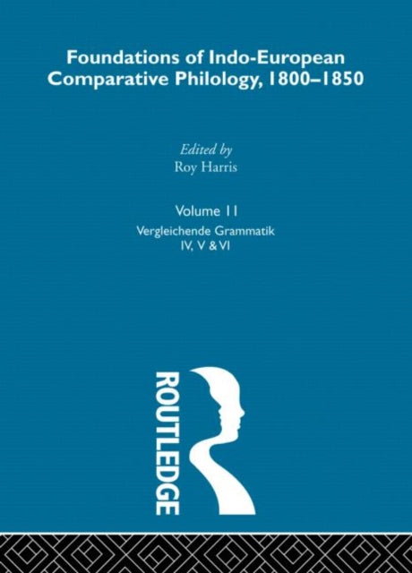 Book cover of: Vergleichende Gram Pts4-6 V11. By: Franz Bopp