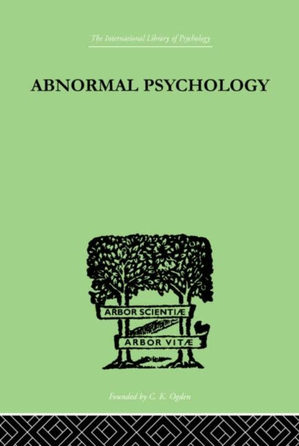 Book cover of: Abnormal Psychology. By: Isador CORIAT