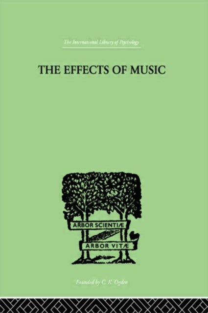 Book cover of: Effects of Music. By: Max Schoen