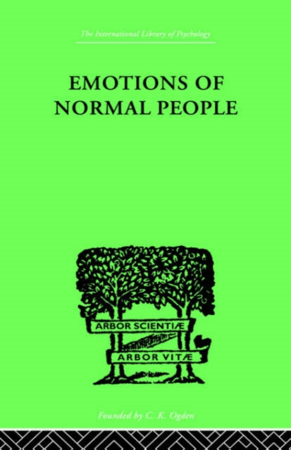 Book cover of: Emotions Of Normal People. By: WILLIA MARSTON