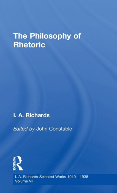 Book cover of: Philosophy of Rhetoric V7