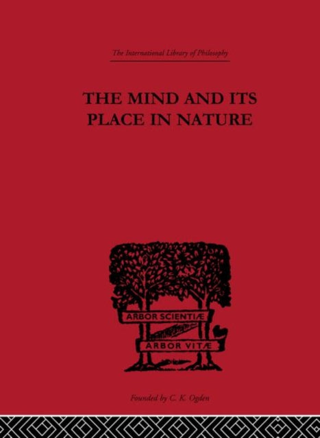 Book cover of: Mind and its Place in Nature. By: C.D. Broad