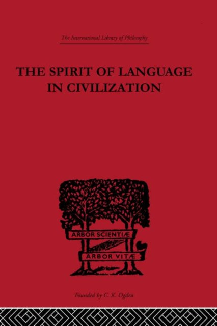 Book cover of: Spirit of Language in Civilization. By: Karl Vossler