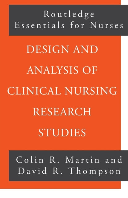 Book cover of: Design and Analysis of Clinical Nursing Research Studies