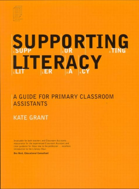 Book cover of: Supporting Literacy. By: Kate Grant