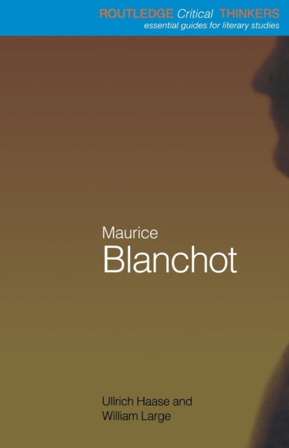 Book cover of: Maurice Blanchot