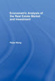 Book cover of: Econometric Analysis of the Real Estate Market and Investment. By: Peijie Wang
